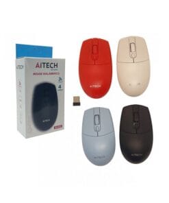 #0898 Mouse Inalámbrico AI-032 4 Botones 2.4Ghz