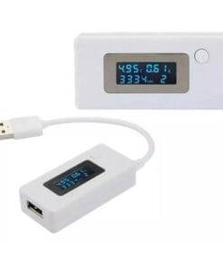 #1466 Tester Usb Hub Voltimetro Amperimetro 4 Dígitos