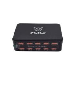 #1597 Cargador Multipuerto X10 Usb 2.4a Time 60w Carga Rápida 220v