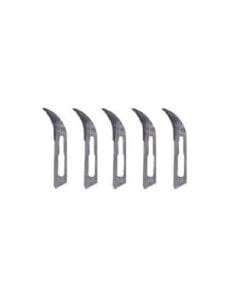 #1692 Set 5 Cuchillas Bisturi Acero Al Carbono Corte Curvas
