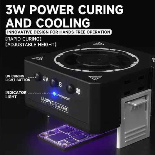 #1798 Extractor de Humo y Lampara UV LW-cf01 Luowei