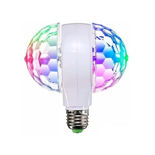 #1795 Lampara Doble Giratoria 360° Aitech Foco LED RGB